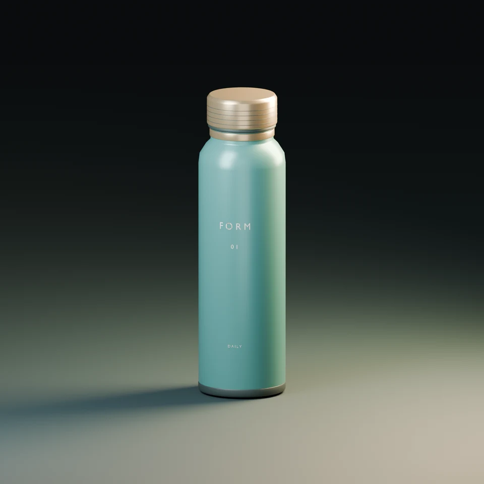 FORM 01 bottle original 3D render